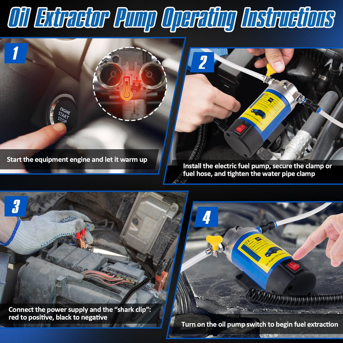 Aikyciu adapters and accessories laid out, providing versatile fit for dipsticks