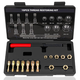 Aikyciu front packaging showing complete 15-piece metric kit and case - clear contents