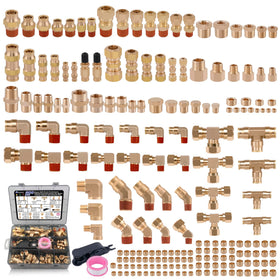 Ailbiuko front view of full 200-piece kit showing organized components and tool benefit