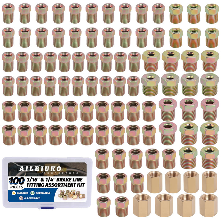Ailbiuko organized box open showing sorted fittings for easy selection and faster repairs