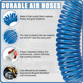 Ailbiuko spring protection sleeve detail demonstrating kink prevention and durability