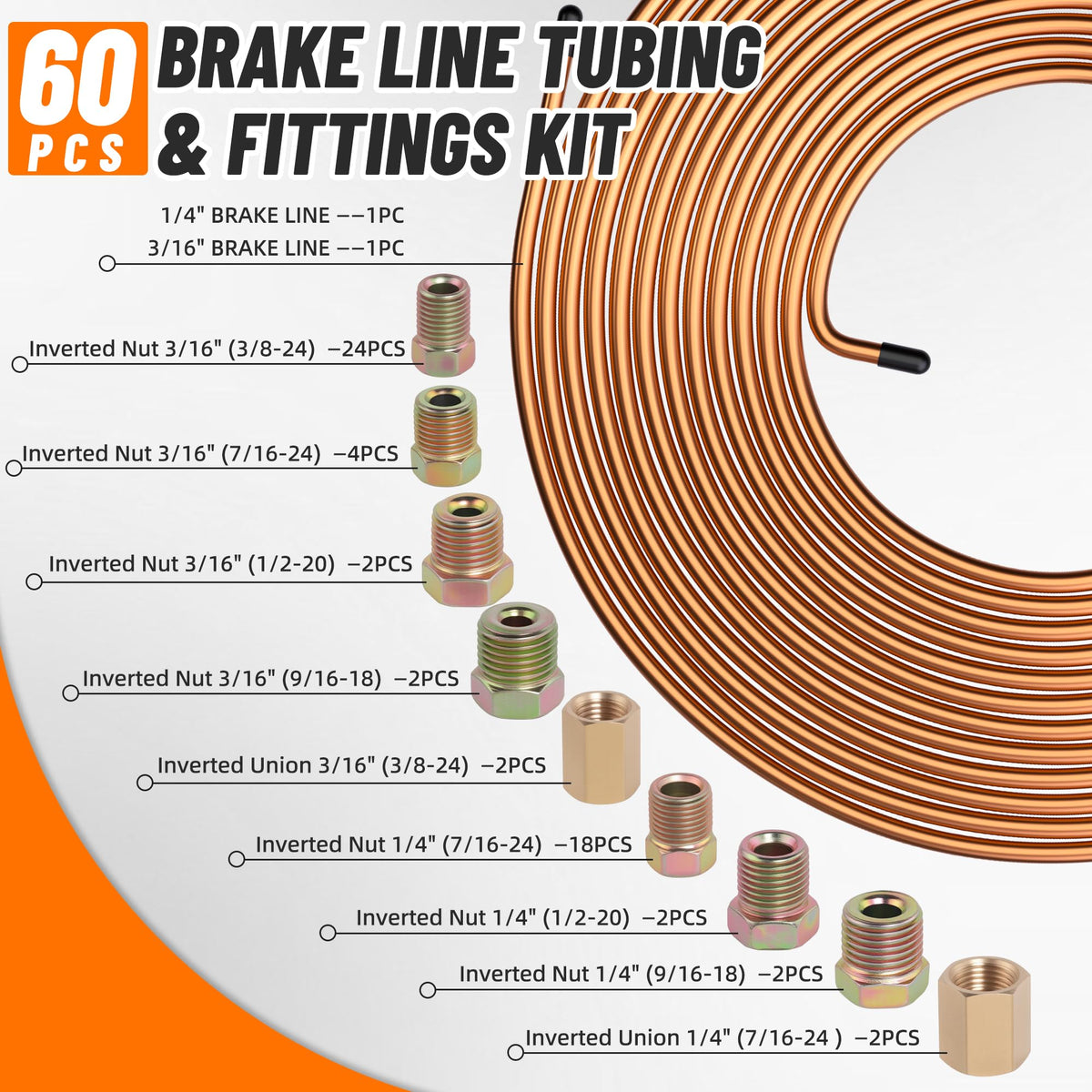 Ailbiuko close-up of copper-plated tubing, highlighting corrosion resistance