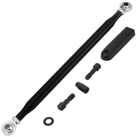 AILMOTO front view of black shift linkage showing fit and finish, improves control