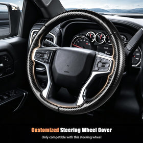Aimato close-up carbon fiber texture showing stylish durable finish