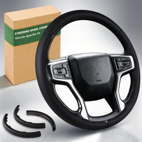 Aimato front view showing cover fit on Chevy wheel for a factory look