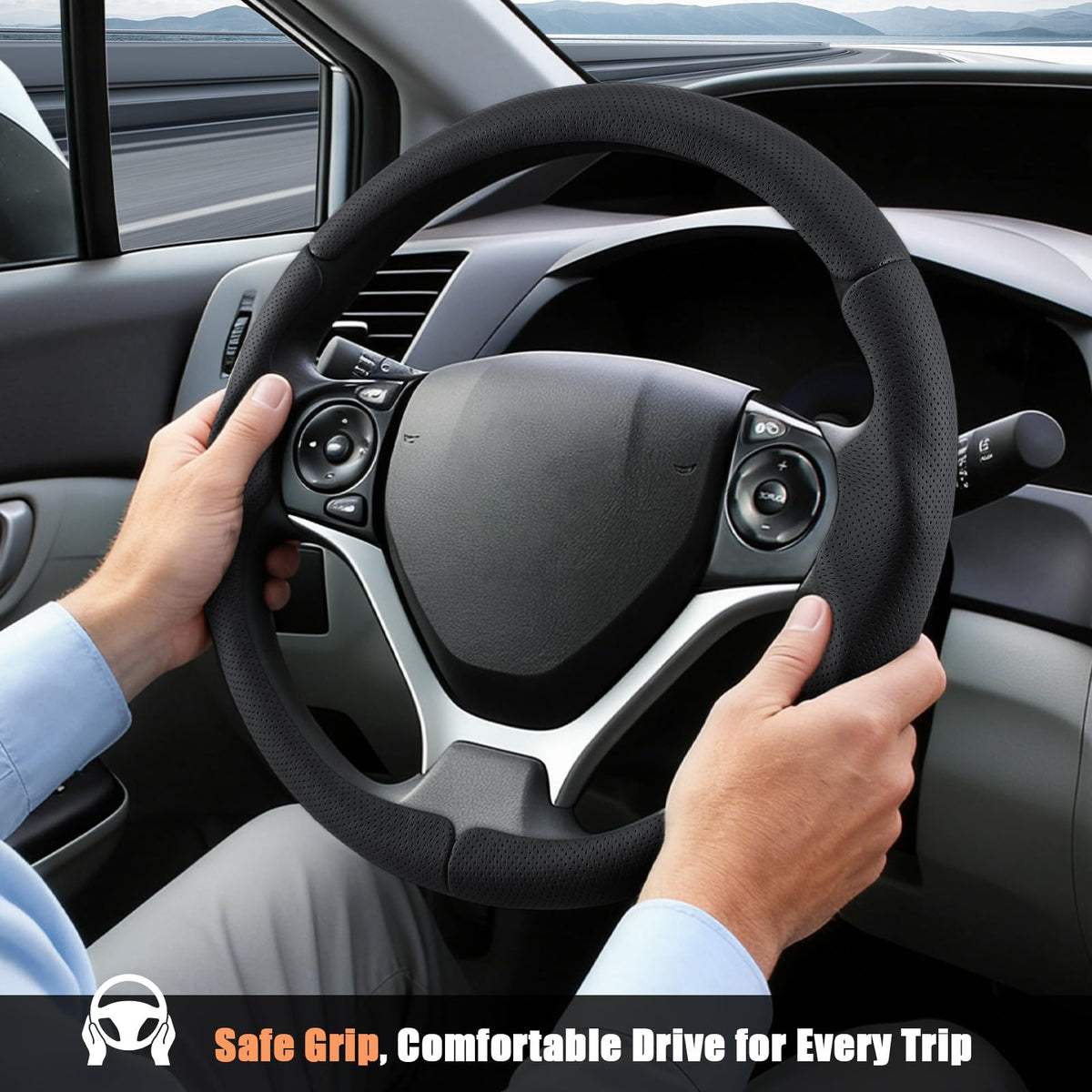 Aimato installed in Civic interior showcasing improved look and comfort