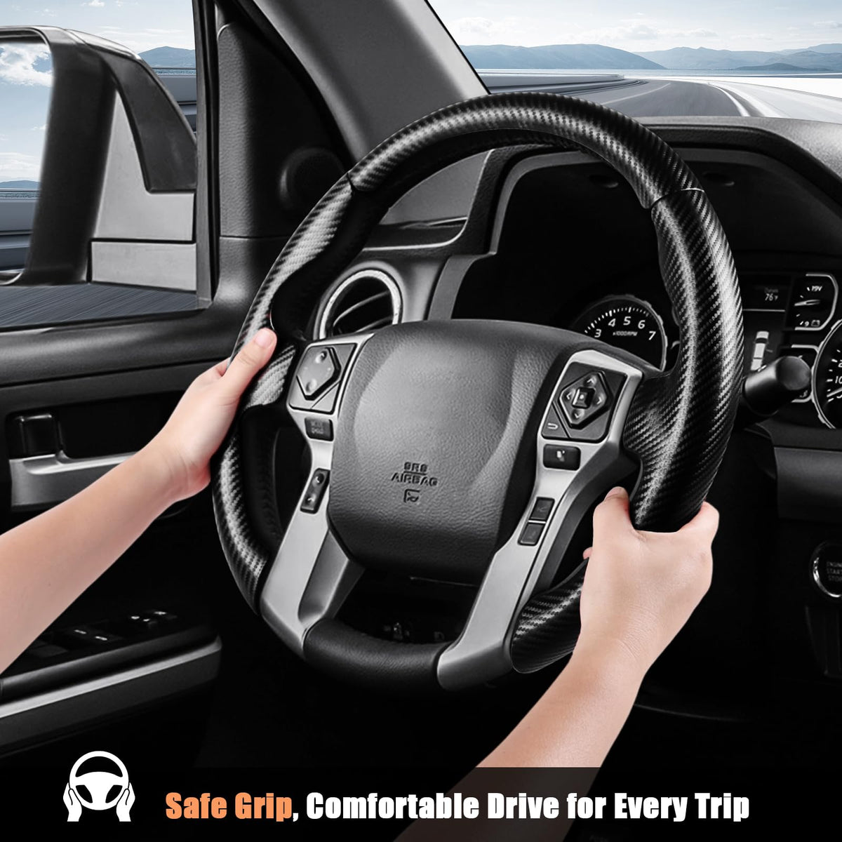Aimato installed in Tundra interior showing improved grip and style