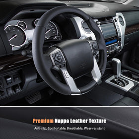 Aimato installed on a Tacoma steering wheel demonstrating factory-like fit