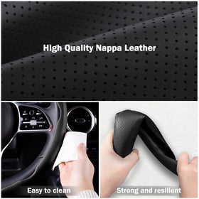 Aimato installed on car black interior demonstrating improved look and fit