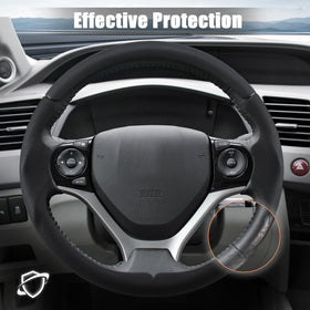 Aimato cover beside ruler for scale showing exact Civic 2012–2015 fit