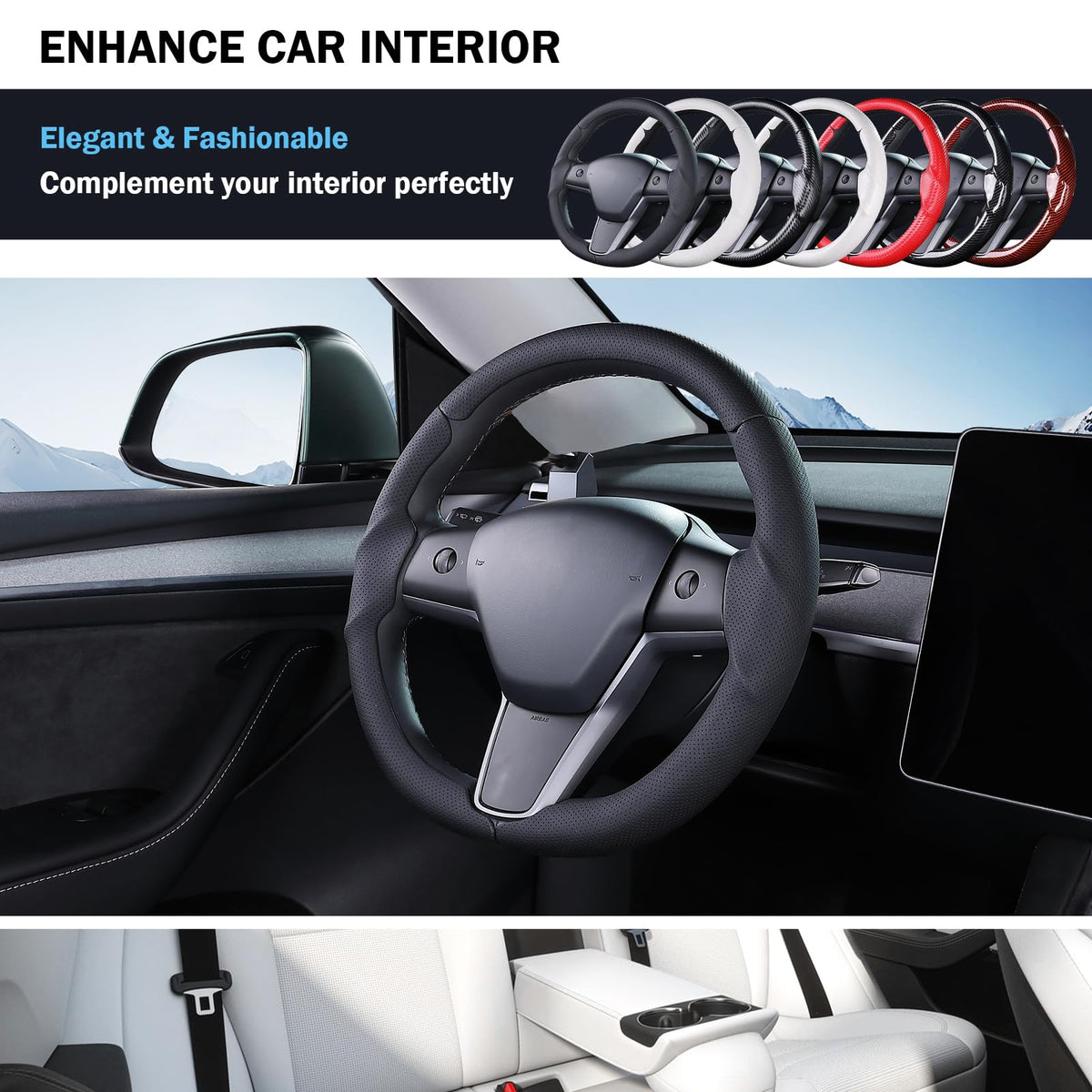 Aimato side profile showing seamless integration with wheel for protected finish benefit