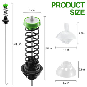 Aimery W11130362 spring detail showing high-strength spring for secure tub support