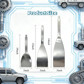 AINARETT blade edge close-up polished finish for smoother adhesive cutting