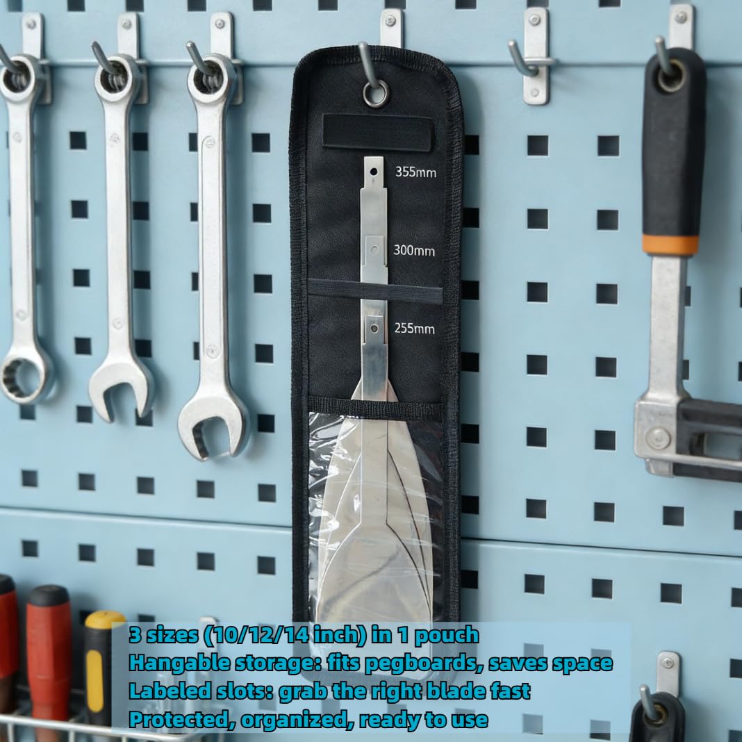 AINARETT blades on shop bench showing organized kit benefit for technicians