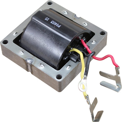 AIP Electronics front view of coil showing mounting and terminals for reliable replacement