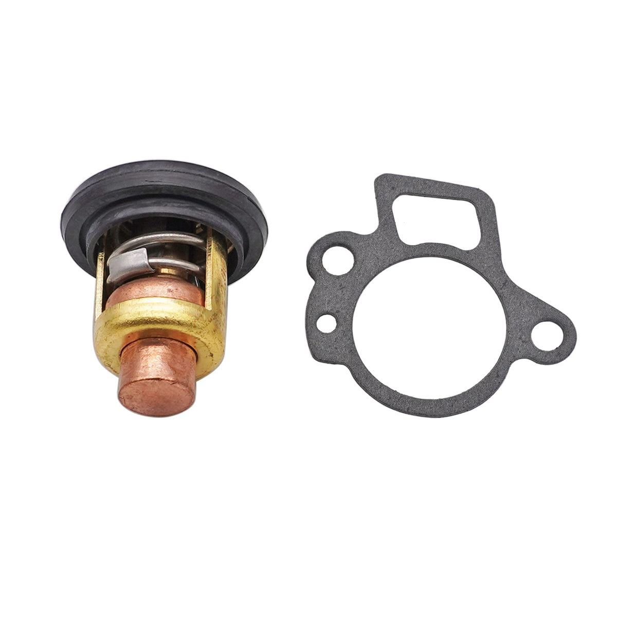 AIPICO thermostat installed on a Mercury outboard demonstrating proper fit and reliability benefit