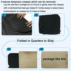 Aiqiying demonstration of hose cleaning the trunk liner quickly