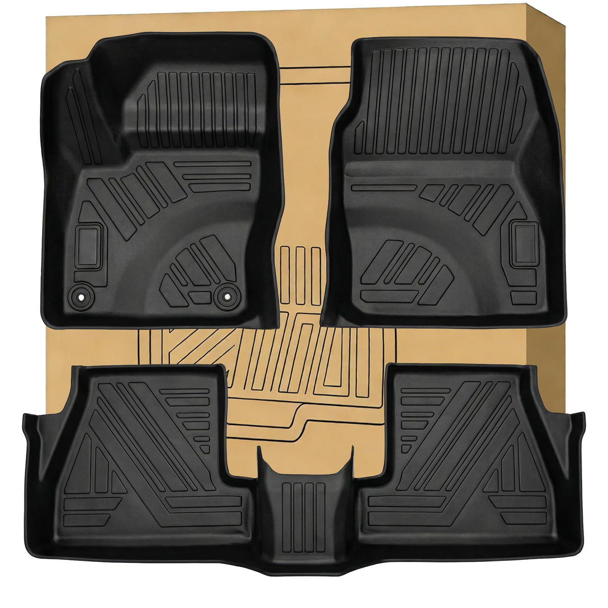 Aiqiying front driver liner showing custom fit and protection