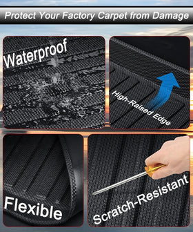 Aiqiying liners installed in Ford Focus demonstrating clean interior