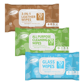 air jungles front packs showing three resealable pouches and XL wipes for value