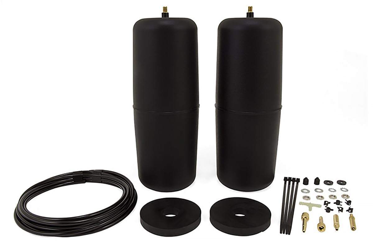 Air Lift front-packed kit showing all components and easy install benefit