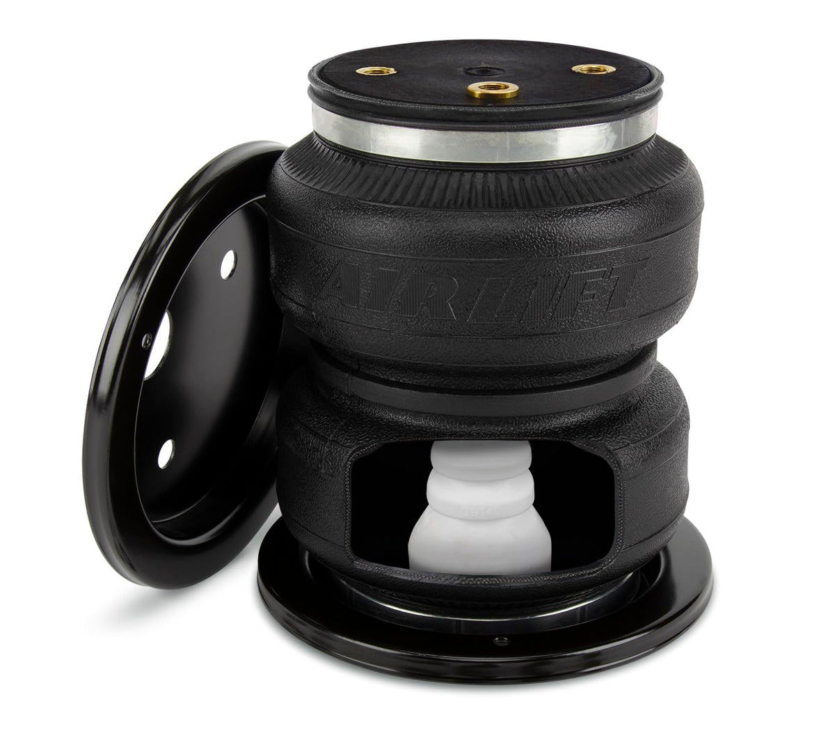 Air Lift internal jounce bumper detail increasing shock absorption