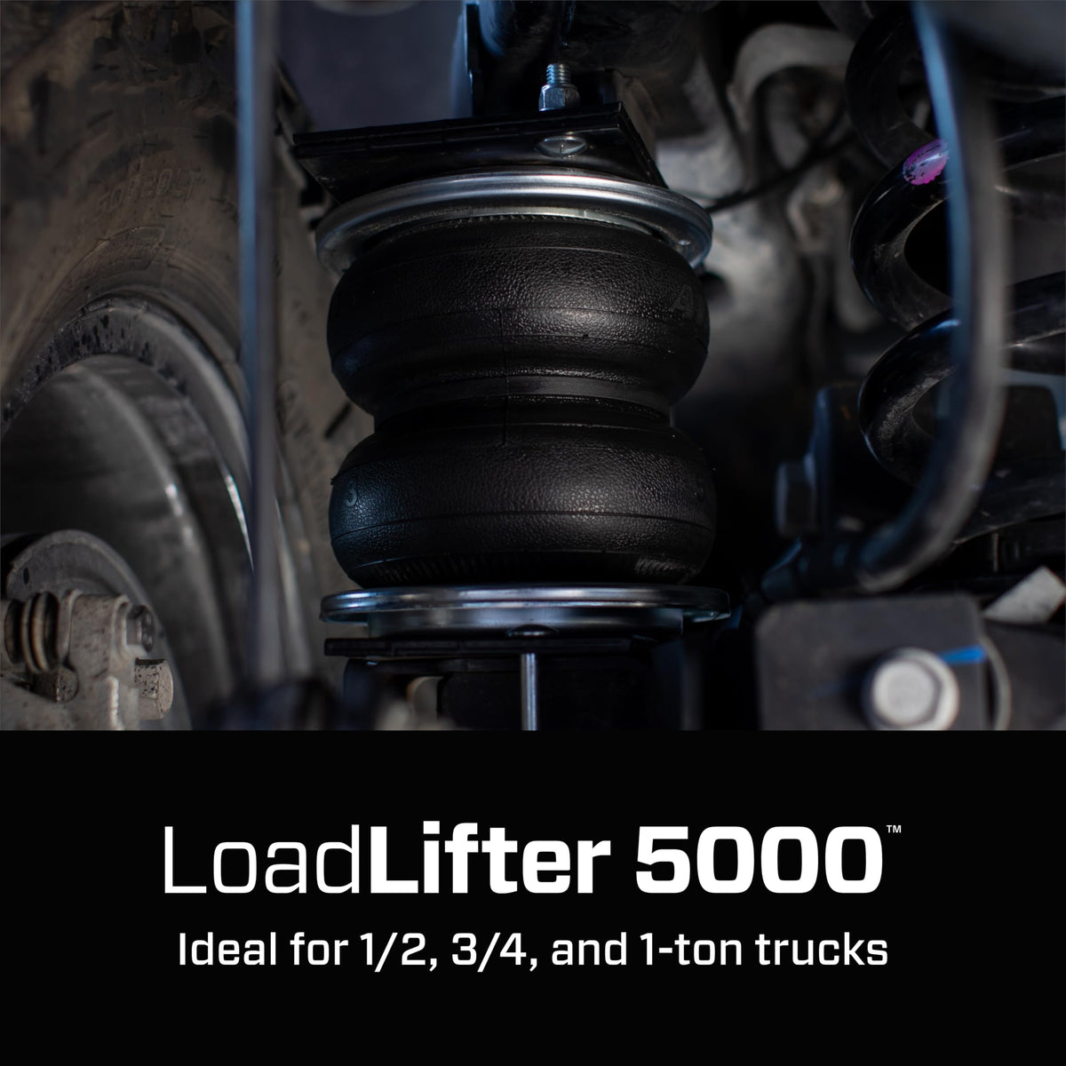 Air Lift showing pressure gauge and adjustment for on-the-road tuning