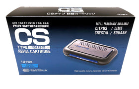 air spencer front packaging showing pack of ten refills and brand benefit of bulk value