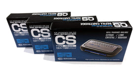 Air Spencer CS-X3 front packaging showing three refill cartridges benefit convenience