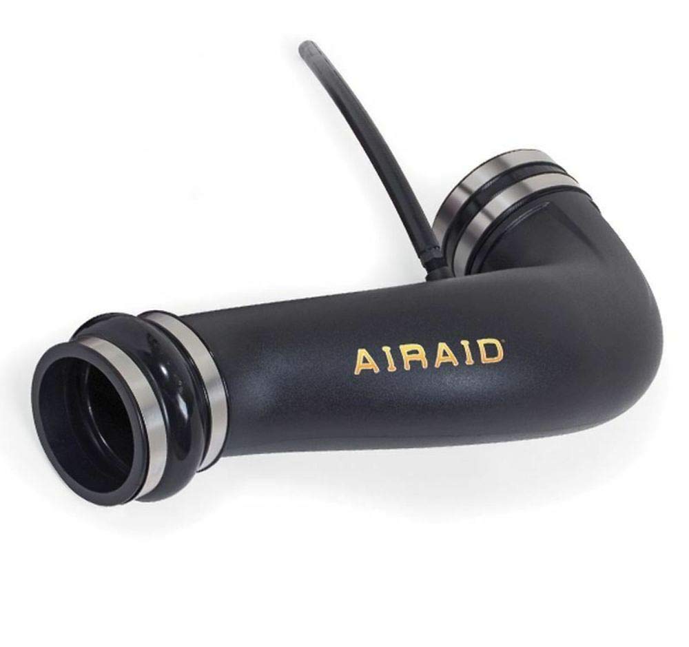 Airaid intake tube front view showing fitment and improved airflow