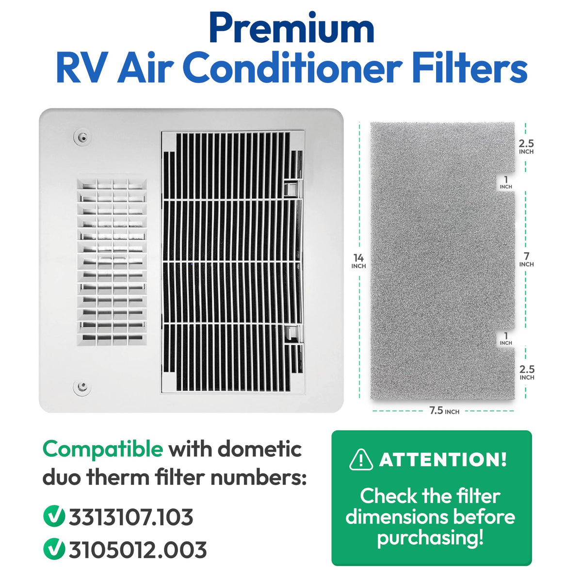 AirFeel silver-reinforced pre-filter close-up highlighting durability