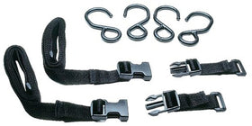 AIRHEAD Tube Keeper front view showing straps and suction cups for secure storage