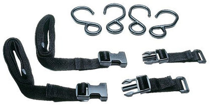 AIRHEAD Tube Keeper front view showing straps and suction cups for secure storage