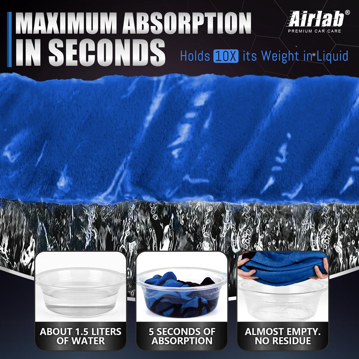 Airlab reinforced edge stitching detail for long-lasting durability