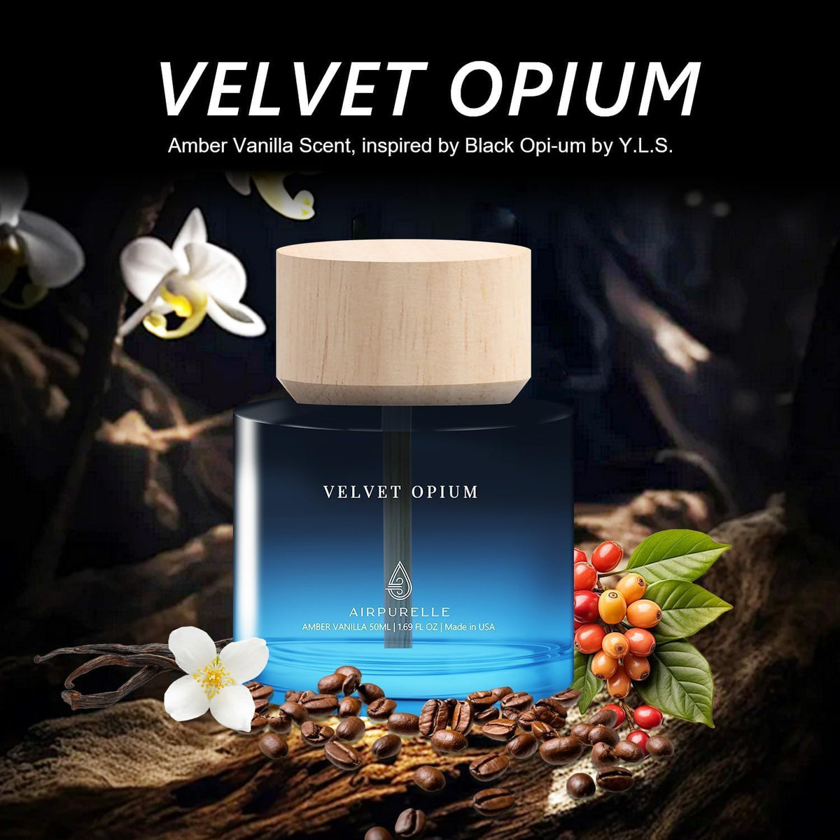AirPurelle diffuser in car lifestyle scene adding sophisticated aroma to interior
