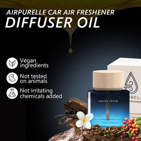 AirPurelle placed in car cup holder demonstrating secure fit and tidy appearance