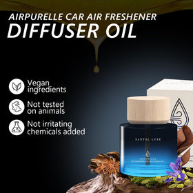 AirPurelle wooden wick close-up highlighting quality wood diffusion for steady scent