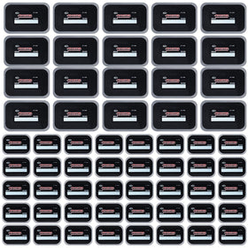 Airsnigi front packaging showing 60 tire patches and sizes for quick identification and storage benefit