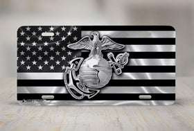 Airstrike USMC plate with screws and washers ready for quick bolt-on installation without tools