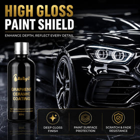AirTighT coated car panel with strong water beading showcasing easier cleaning benefit
