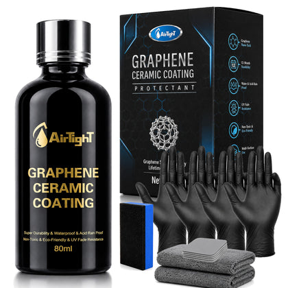 AirTighT front packaging 80ml bottle with kit displayed showing ready-to-use protection