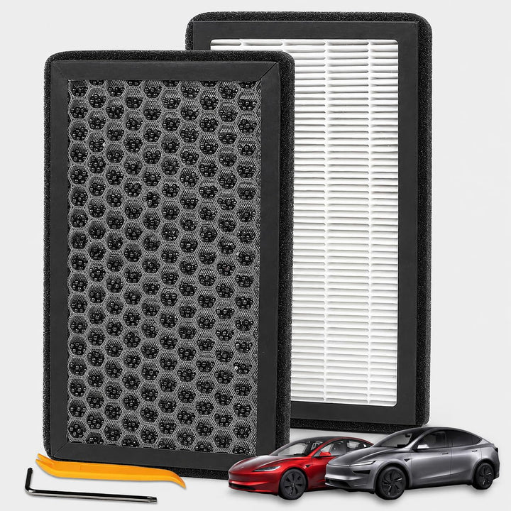 AIRVOLT front packaging showing two cabin filters and benefits