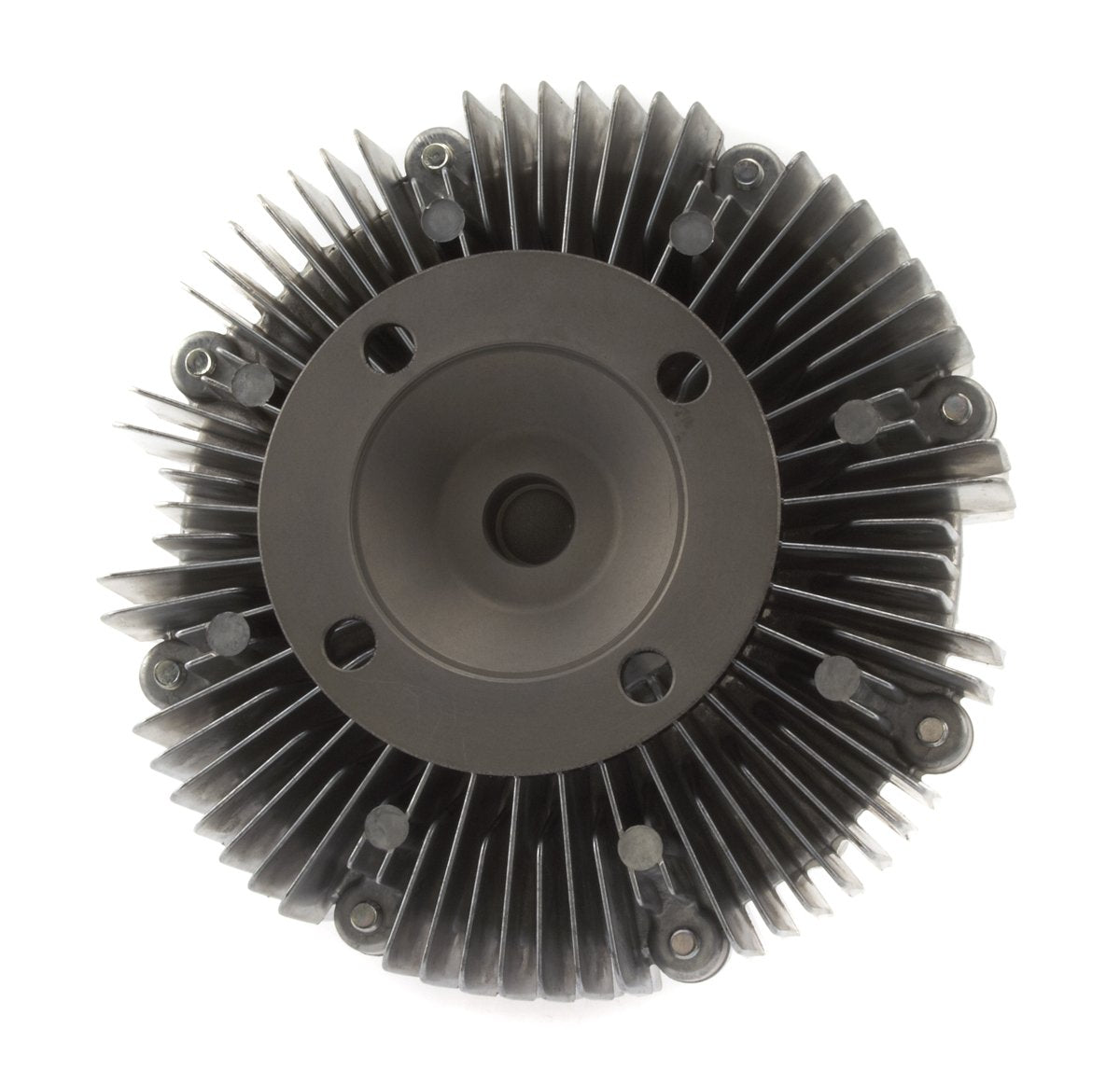 AISIN FCT-075 close-up of machined grooves and bearing area, durable construction benefit