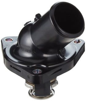 AISIN thermostat assembly front view showing complete kit and clear OE fit benefits