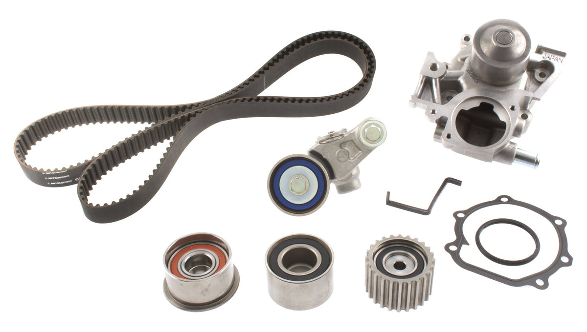 AISIN boxed kit front view showing included components and organized packaging benefit
