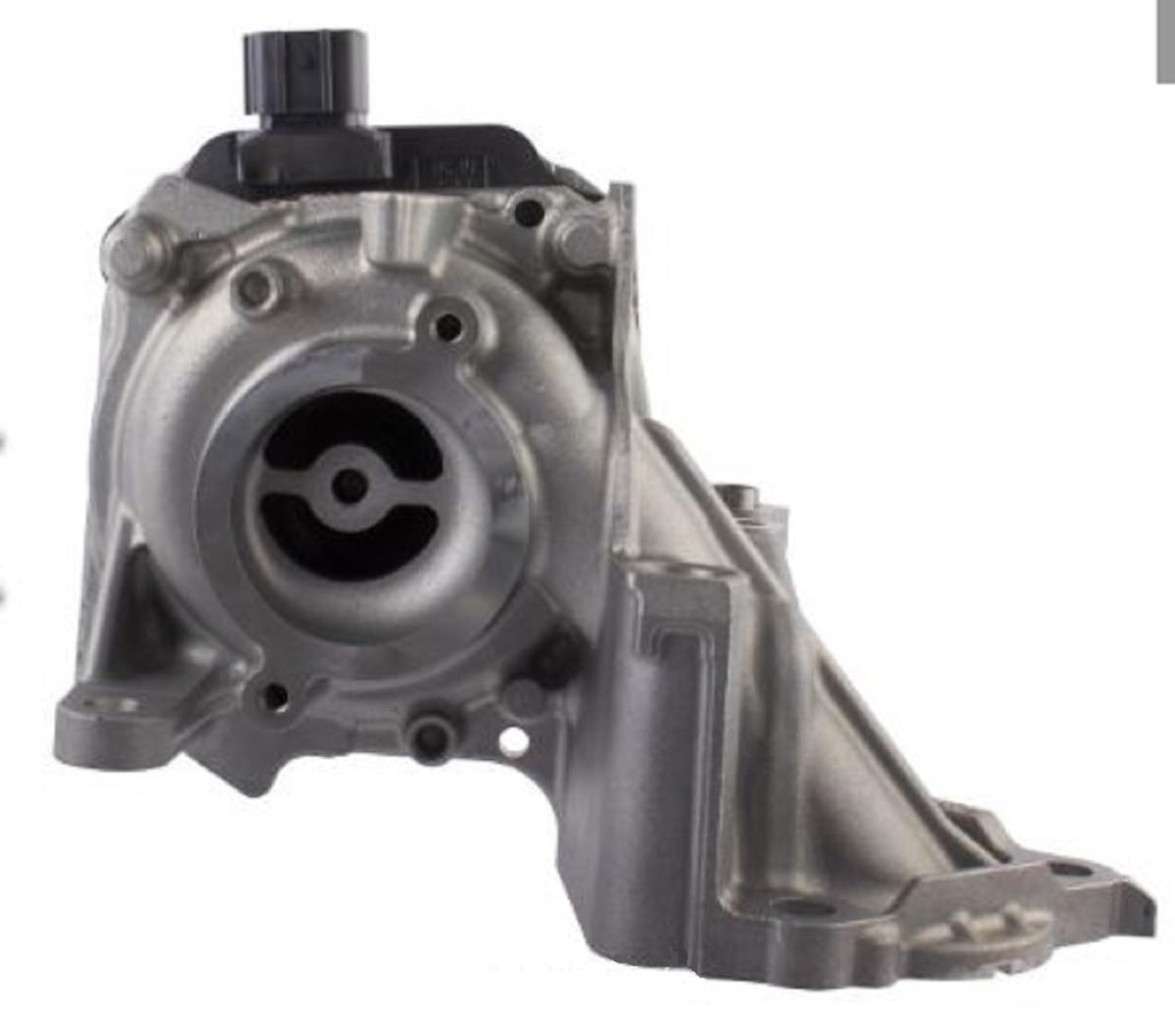 AISIN WPT-207 front view showing mounting flanges and pump body for accurate fit