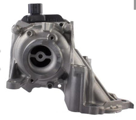 AISIN WPT-207 front view showing mounting flanges and pump body for accurate fit