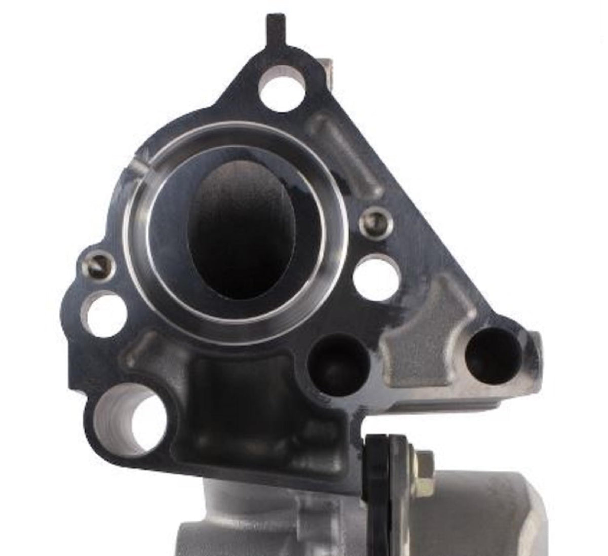 AISIN water pump installed on engine showing correct fitment and reliable cooling