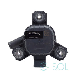AISIN side view of mounting flange showing robust construction and easy fitment