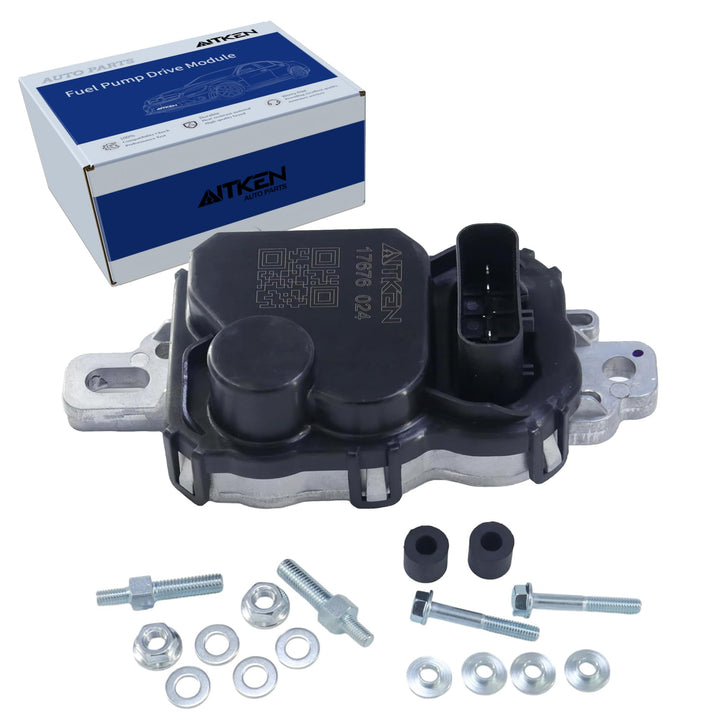 AITKEN front view showing mounting points and direct-fit benefit